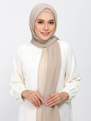 dune plain crinkled chiffon