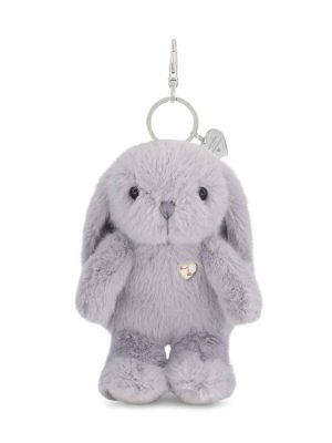 snuggle bunnies penelope keyring silver