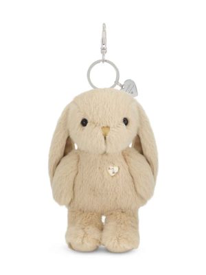 snuggle bunnies penelope keyring caramel
