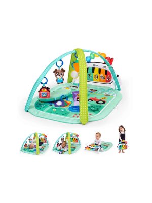 baby einstein 4 in 1 kickin tunes musical meadow music & language discovery gym
