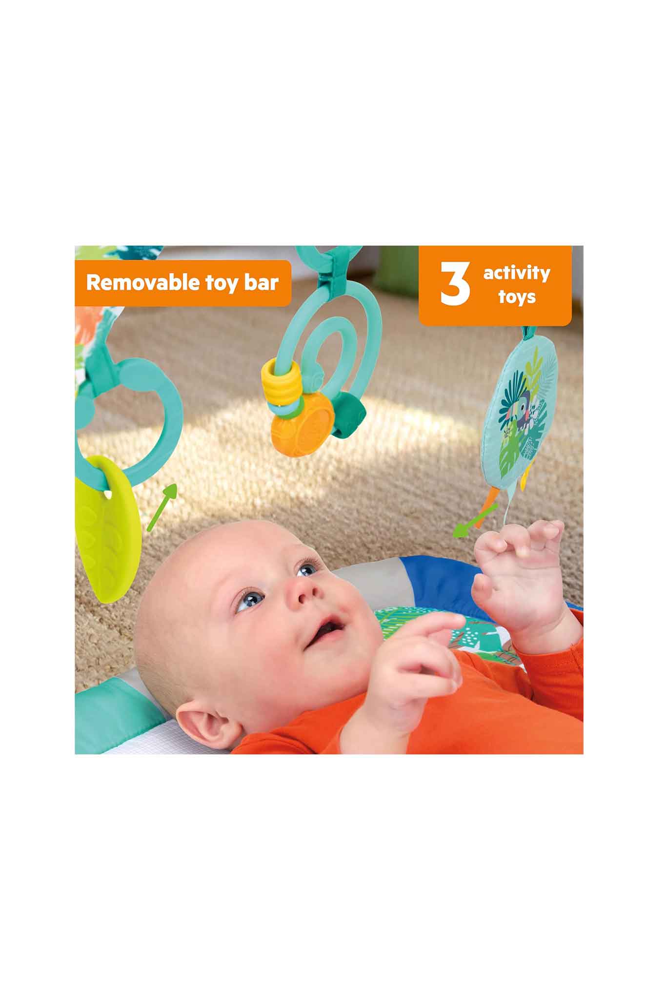 bright starts tropical treetop activity gym