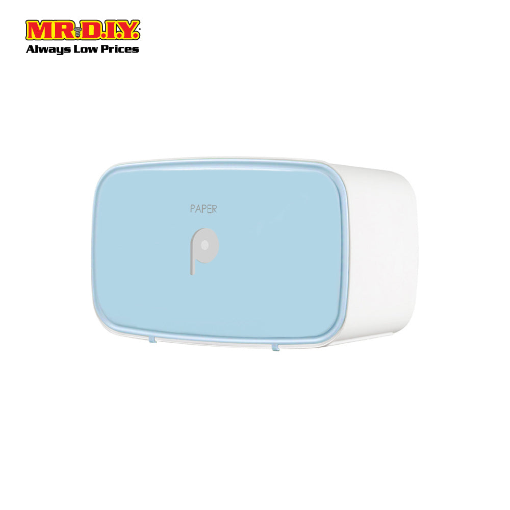 (mr.diy) wall mounted tissue box cyan