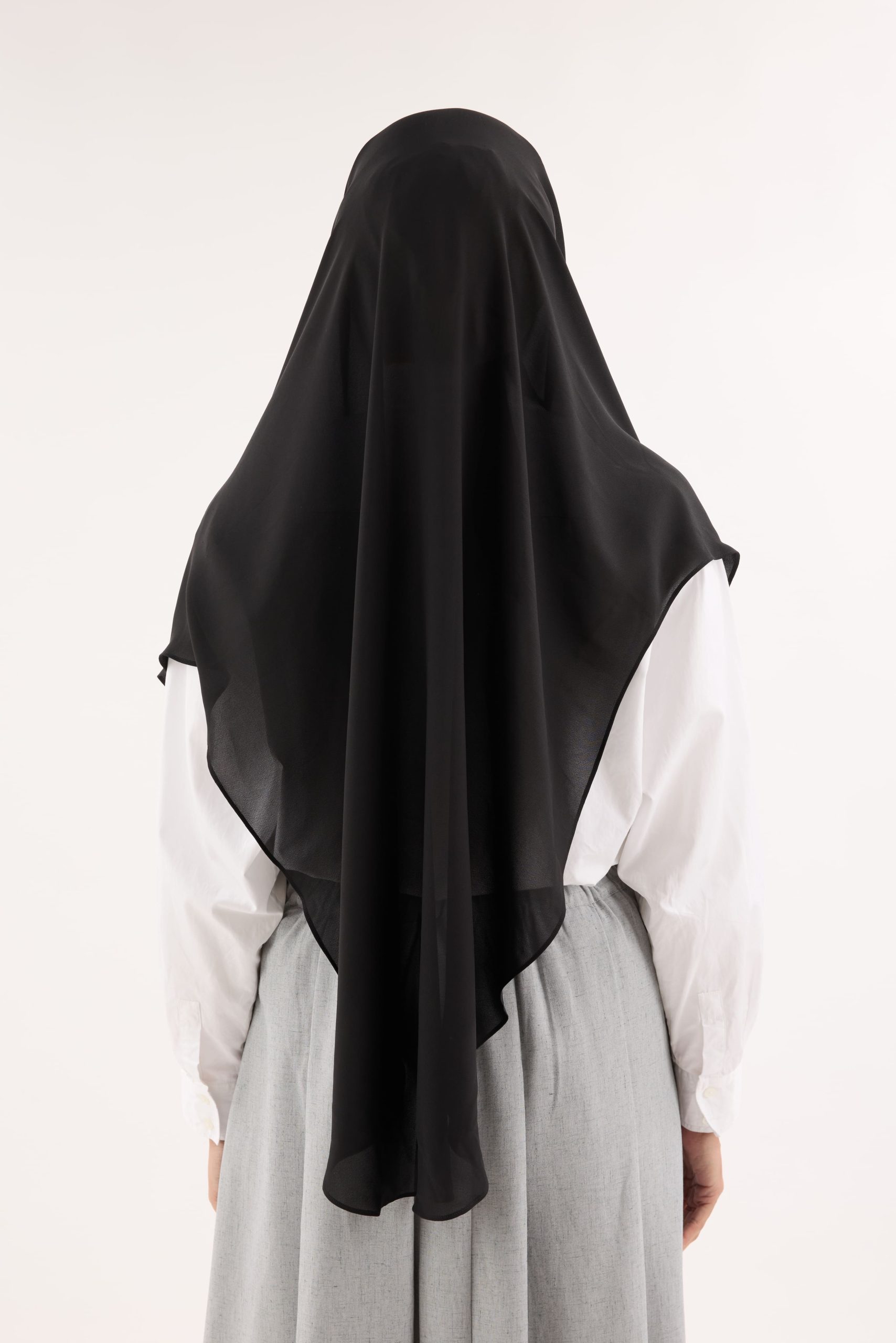 saja black instant hijab