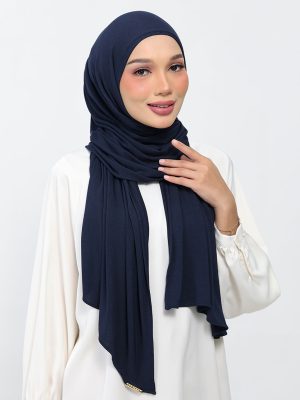 navy ultra light soft modal jersey® shawl
