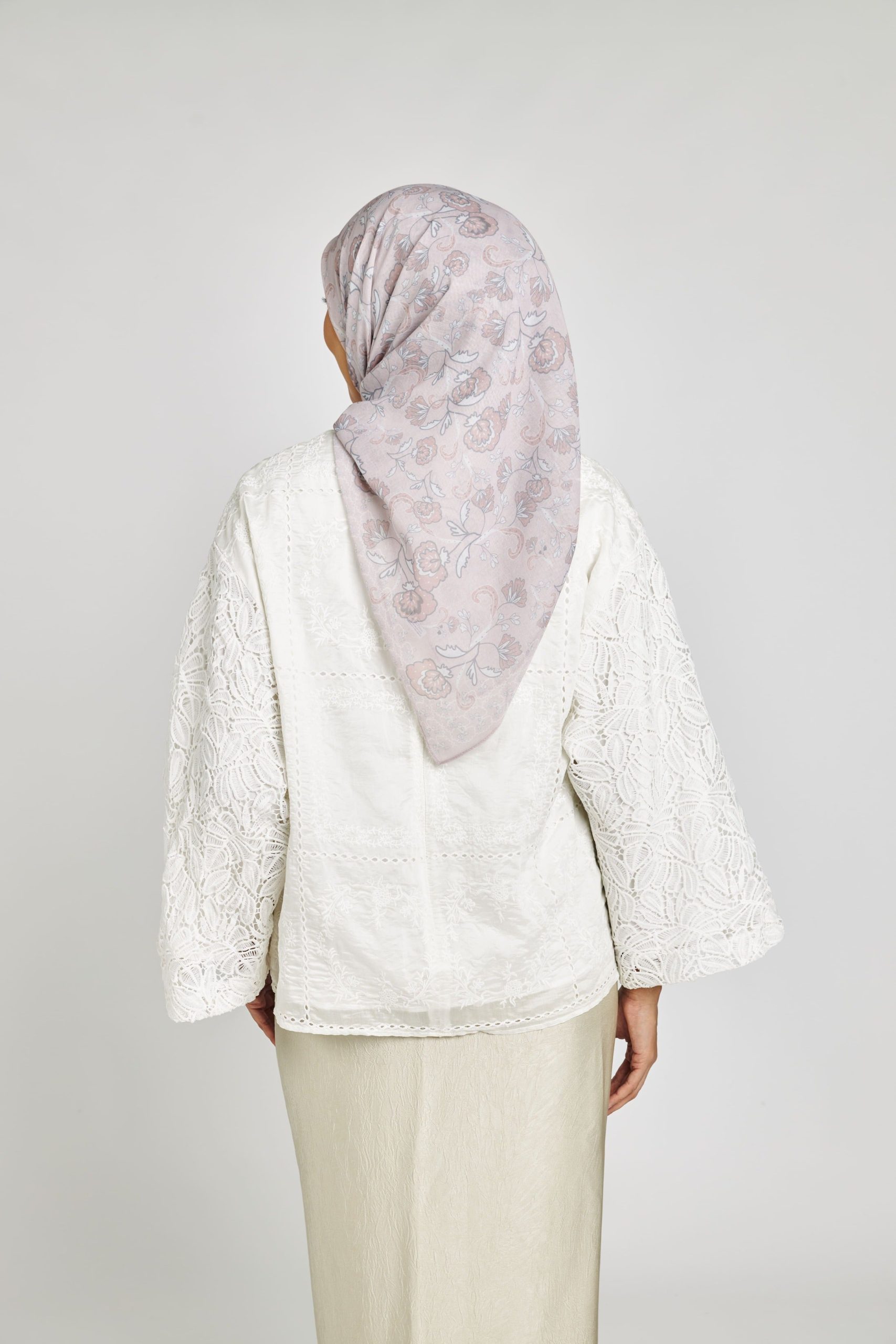 uma dusty pink square scarf