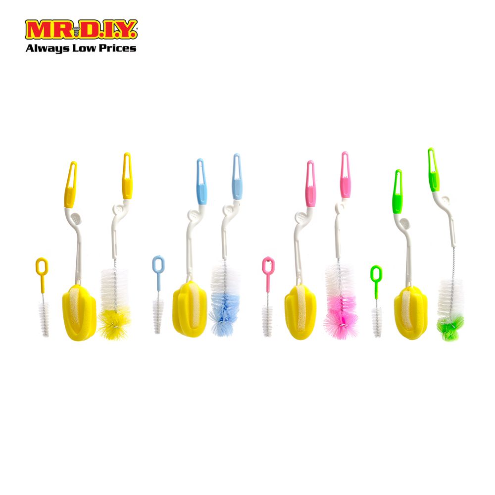 (mr.diy) baby bottle brush cleaning tools set 3 in 1