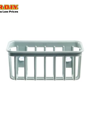 two suction cups cage liked bathroom toiletries holder
