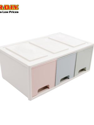 (mr.diy) 3 drawers storage box (32cm)