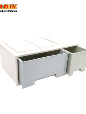 (mr.diy) 2 drawers storage box (32cm)