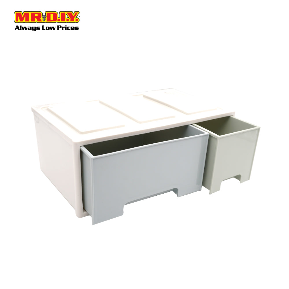 (mr.diy) 2 drawers storage box (32cm)