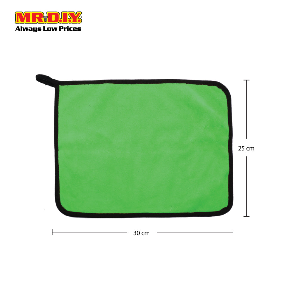 (mr.diy) rectangular microfiber clean cloth (25cm x 30cm)