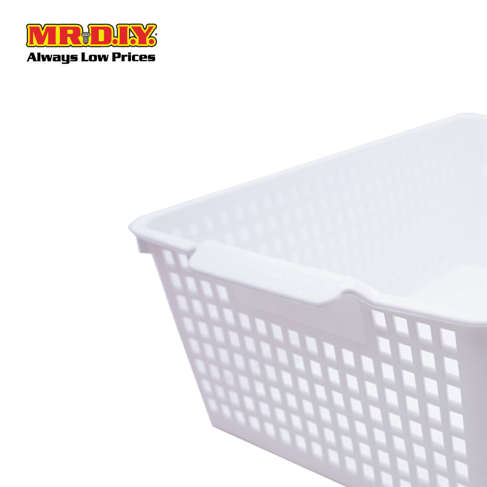 (mr.diy) durable plastic storage multi purpose basket organizer (30.5 x 26cm)