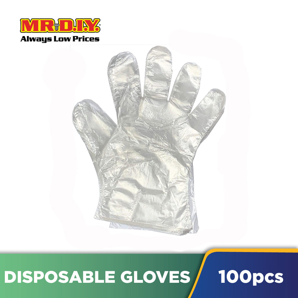 9s disposable plastic gloves (100pcs)