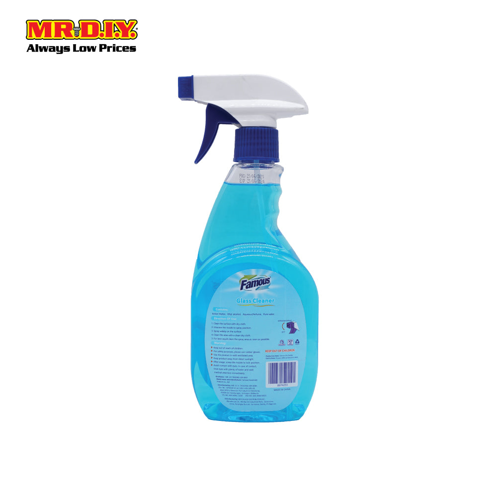 famous glass surface cleaner spray (500ml)
