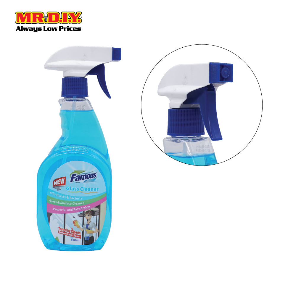 famous glass surface cleaner spray (500ml)