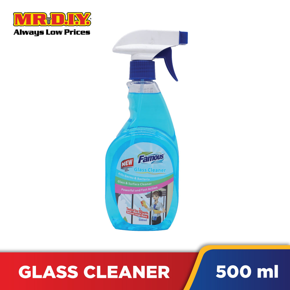 famous glass surface cleaner spray (500ml)