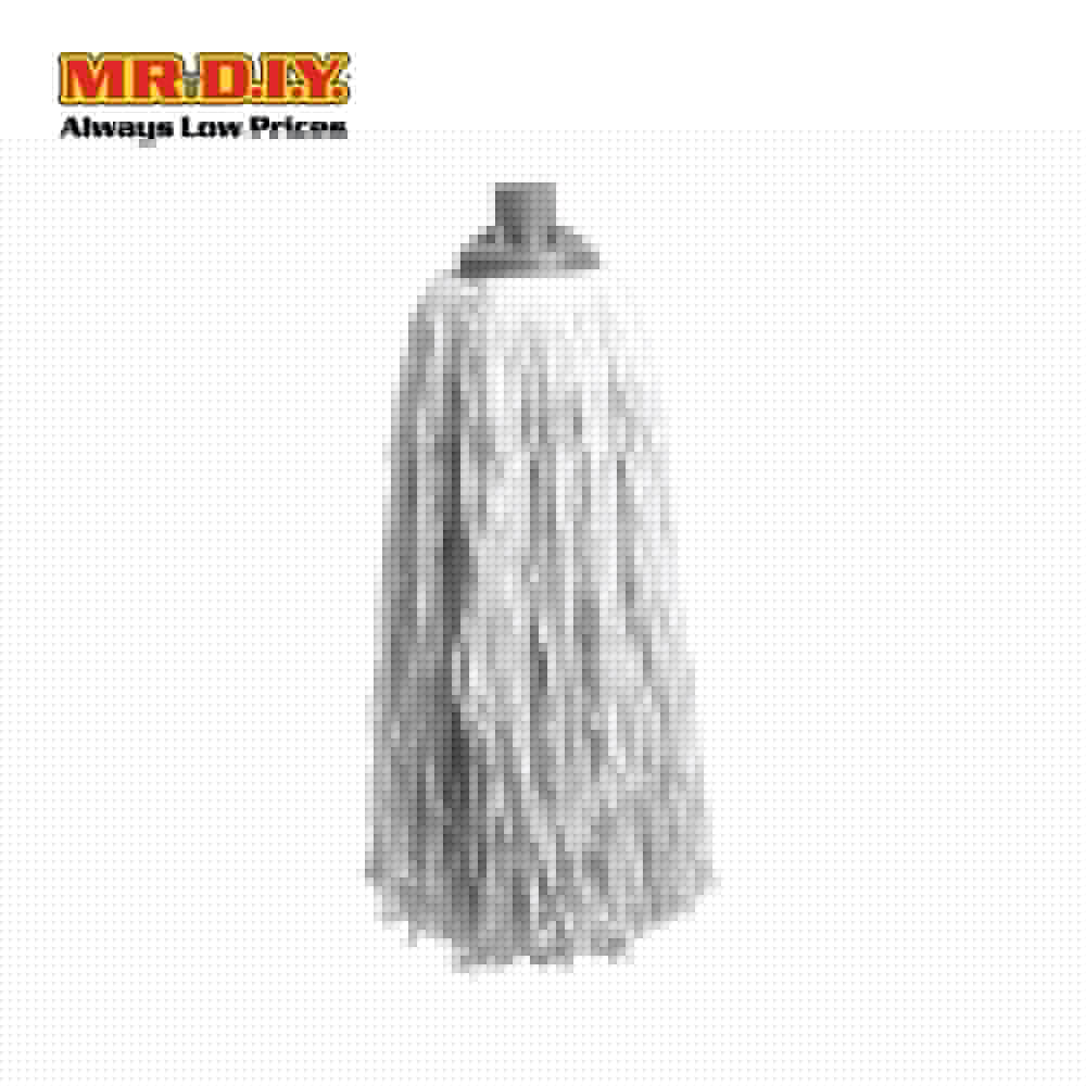 (mr.diy) cotton round mop head cleaning floor