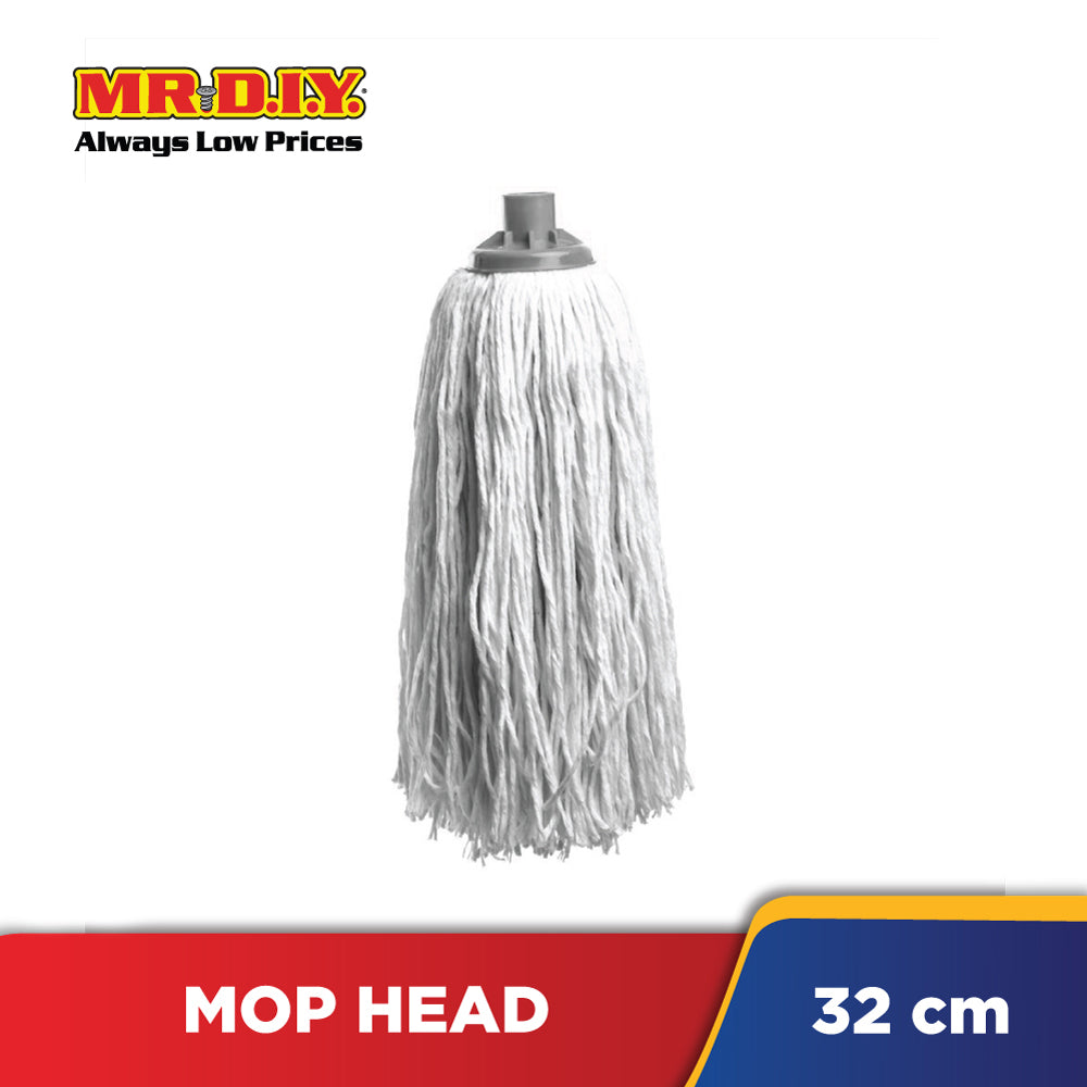 (mr.diy) cotton round mop head cleaning floor