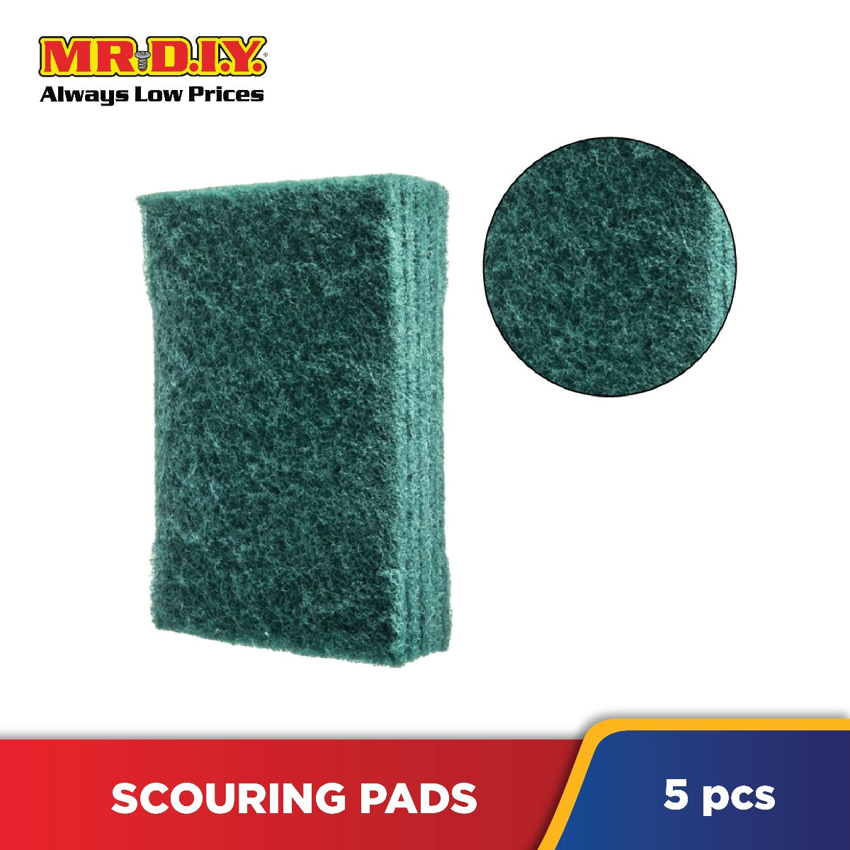 oks cleaning multi purpose scouring pads (5pcs)