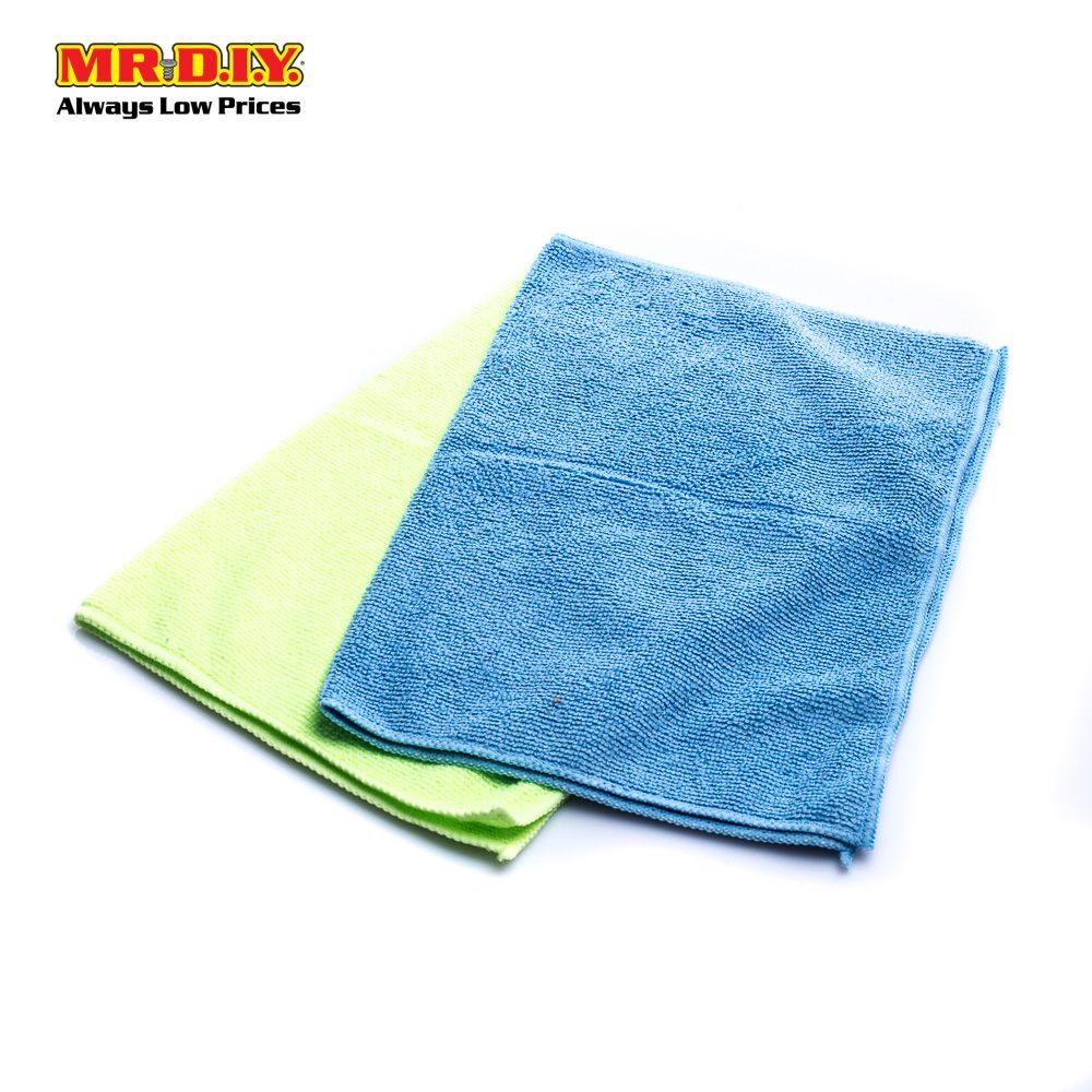 (mr.diy) multipurpose microfiber cloth (2pcs)