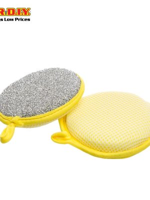 (mr.diy) round dual function scourers set (2pcs)