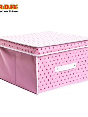 sunee foldable non woven storage box with lid 70417