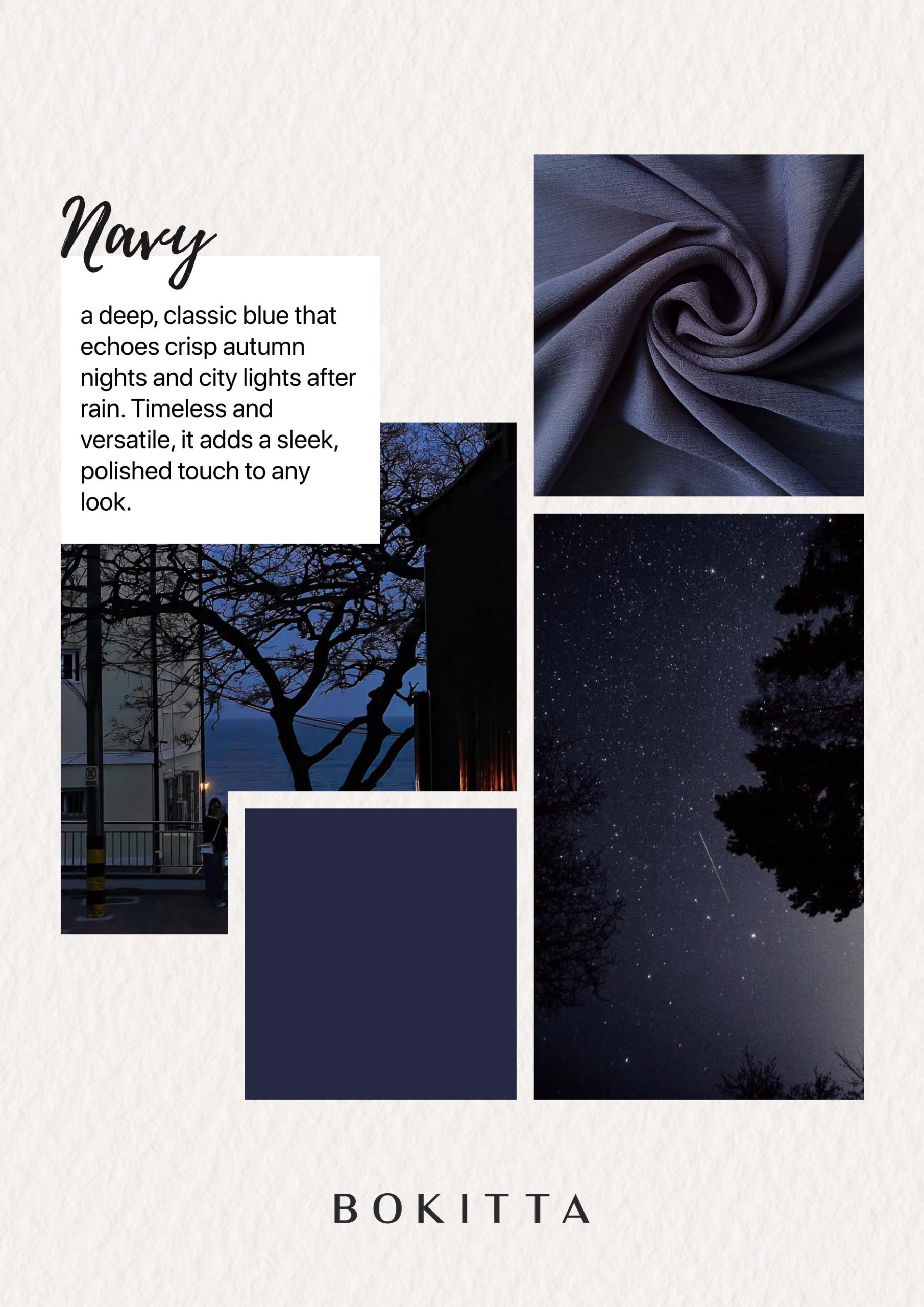navy instant hijab with inner