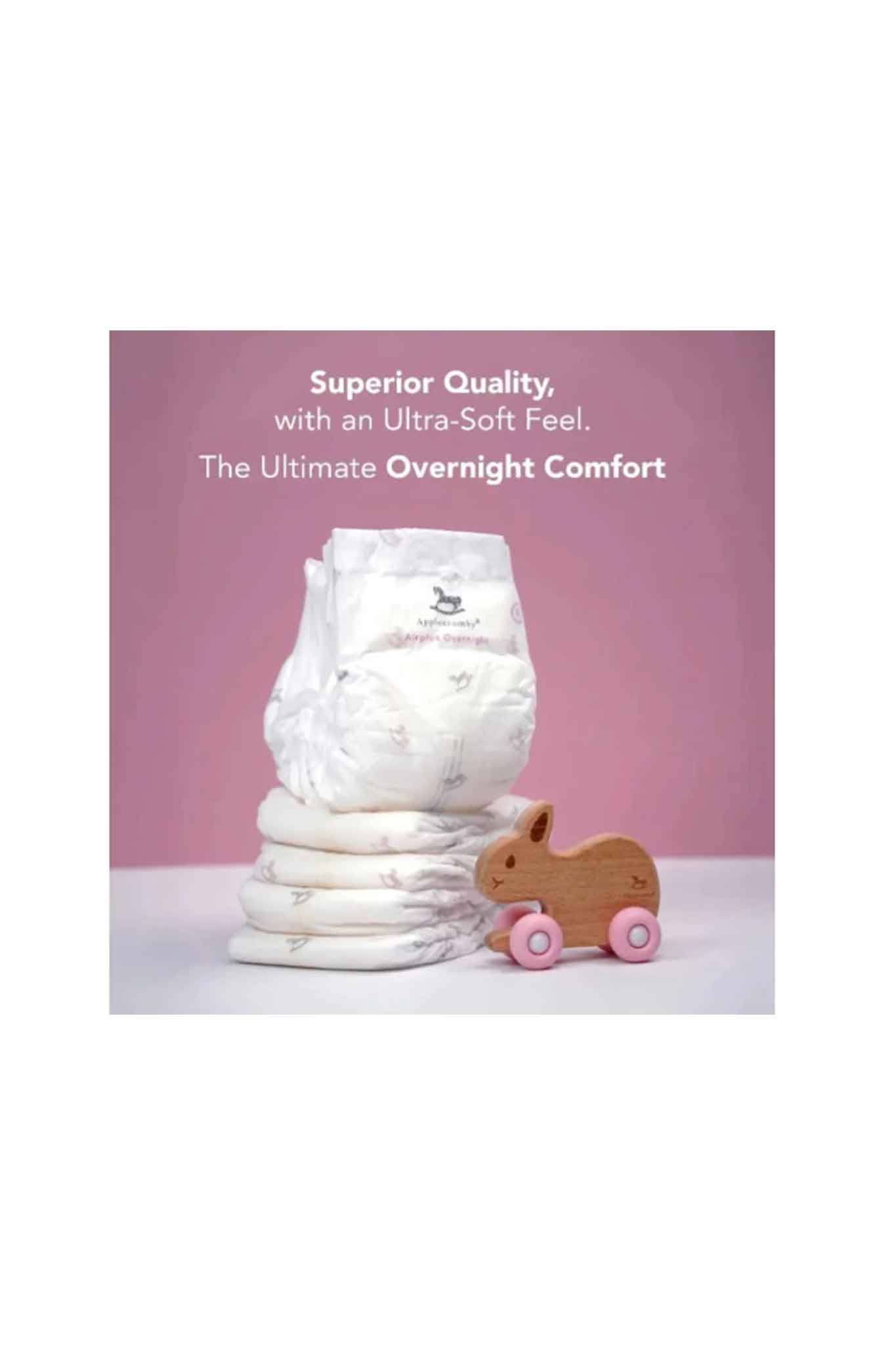 applecrumby airplus overnight pull up diapers mega