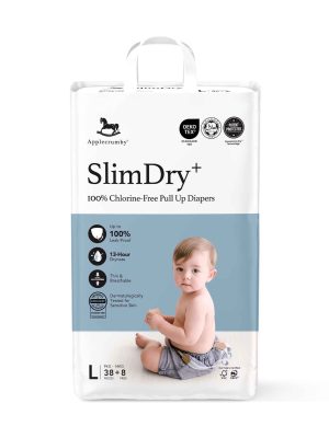 applecrumby slimdry+ pull up diapers mega