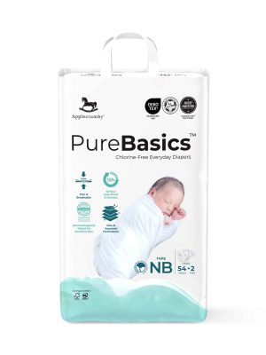 applecrumby purebasics tape diaper mega