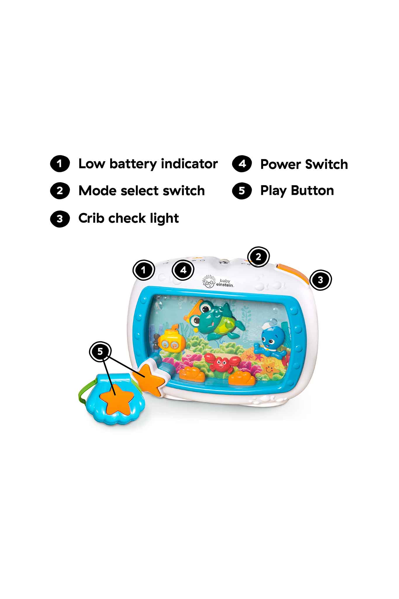 baby einstein sea dreams soother toy