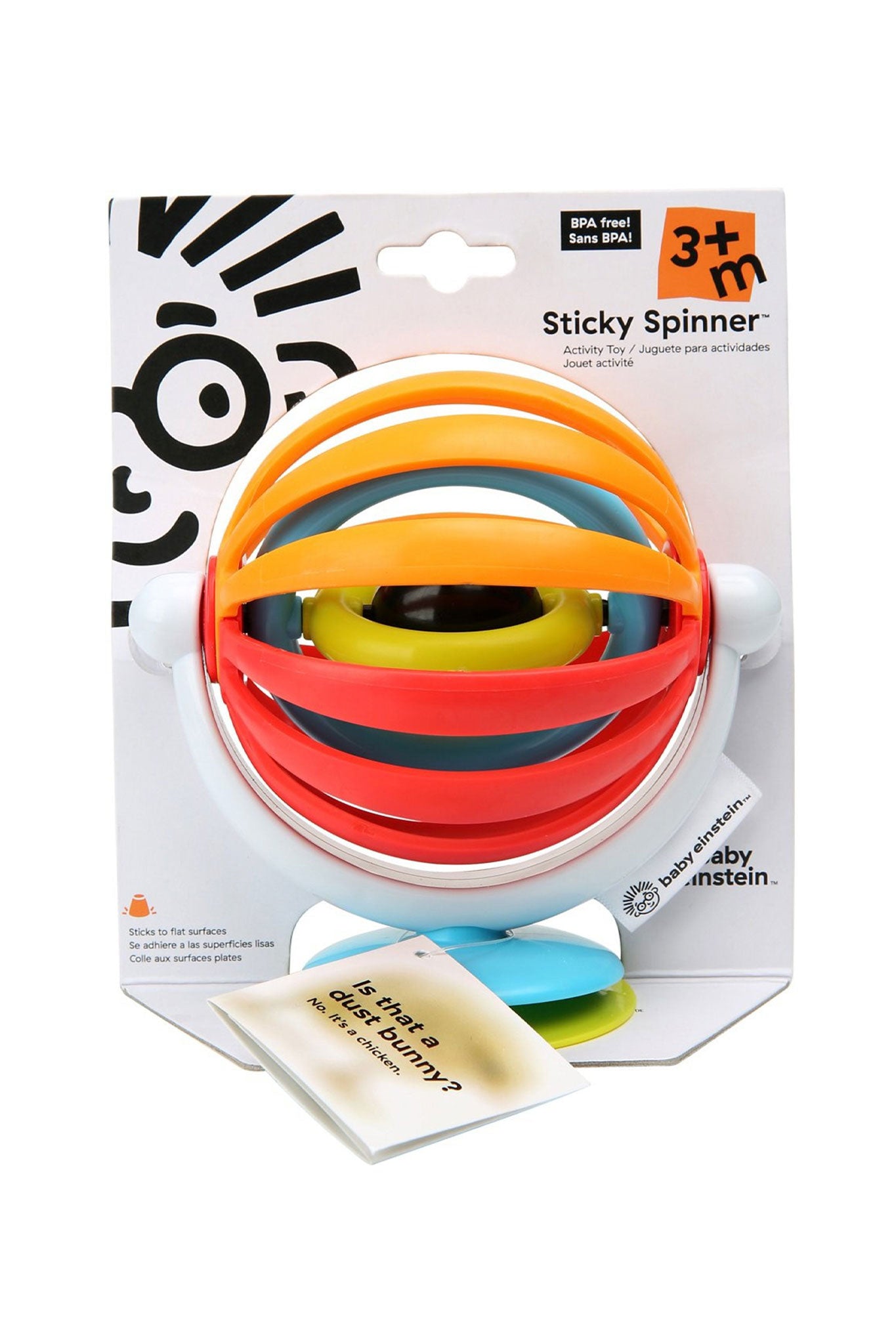 baby einstein sticky spinner activity & high chair toy