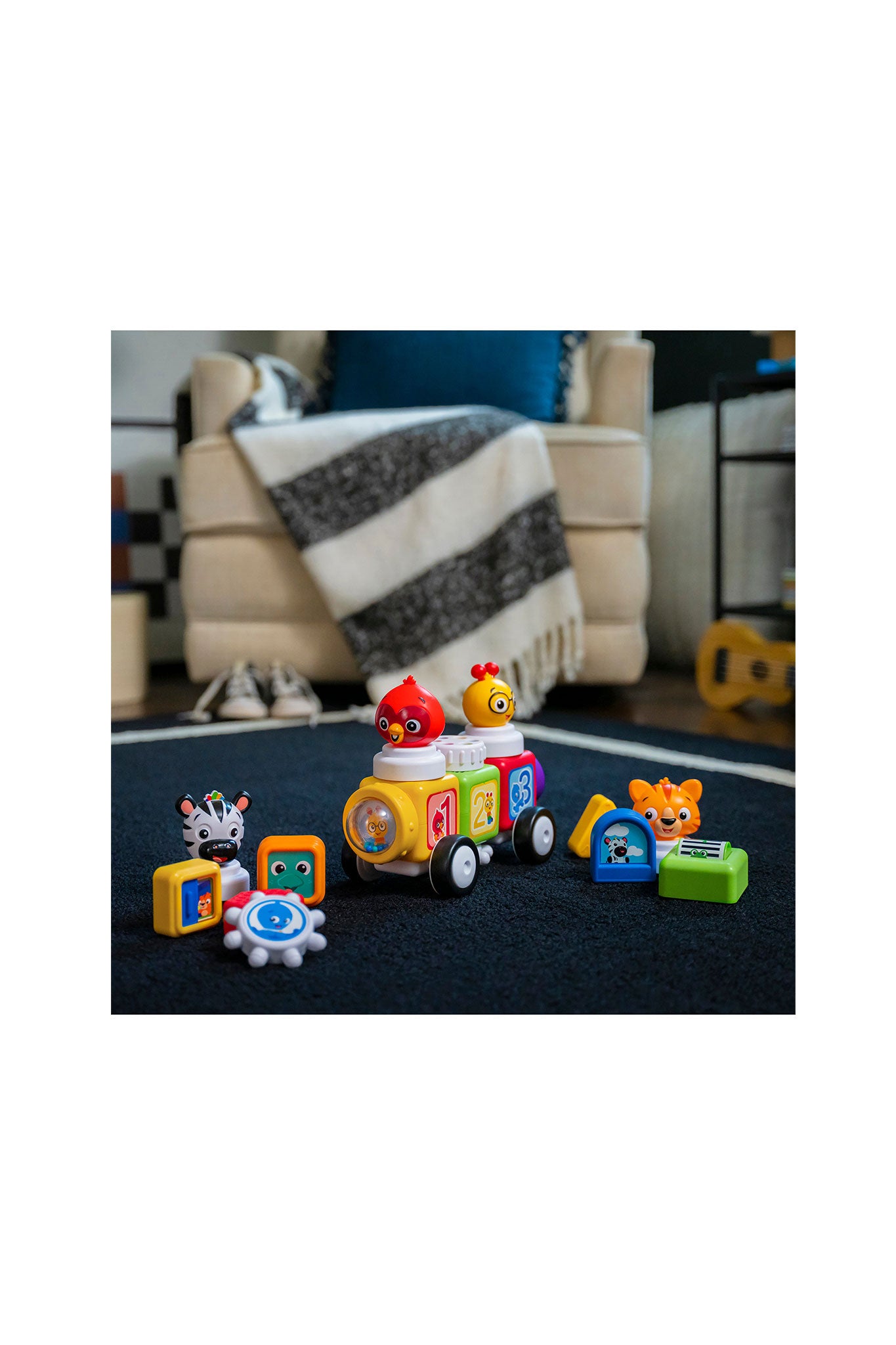 baby einstein connectables 2 piece click & create magnetic activity blocks
