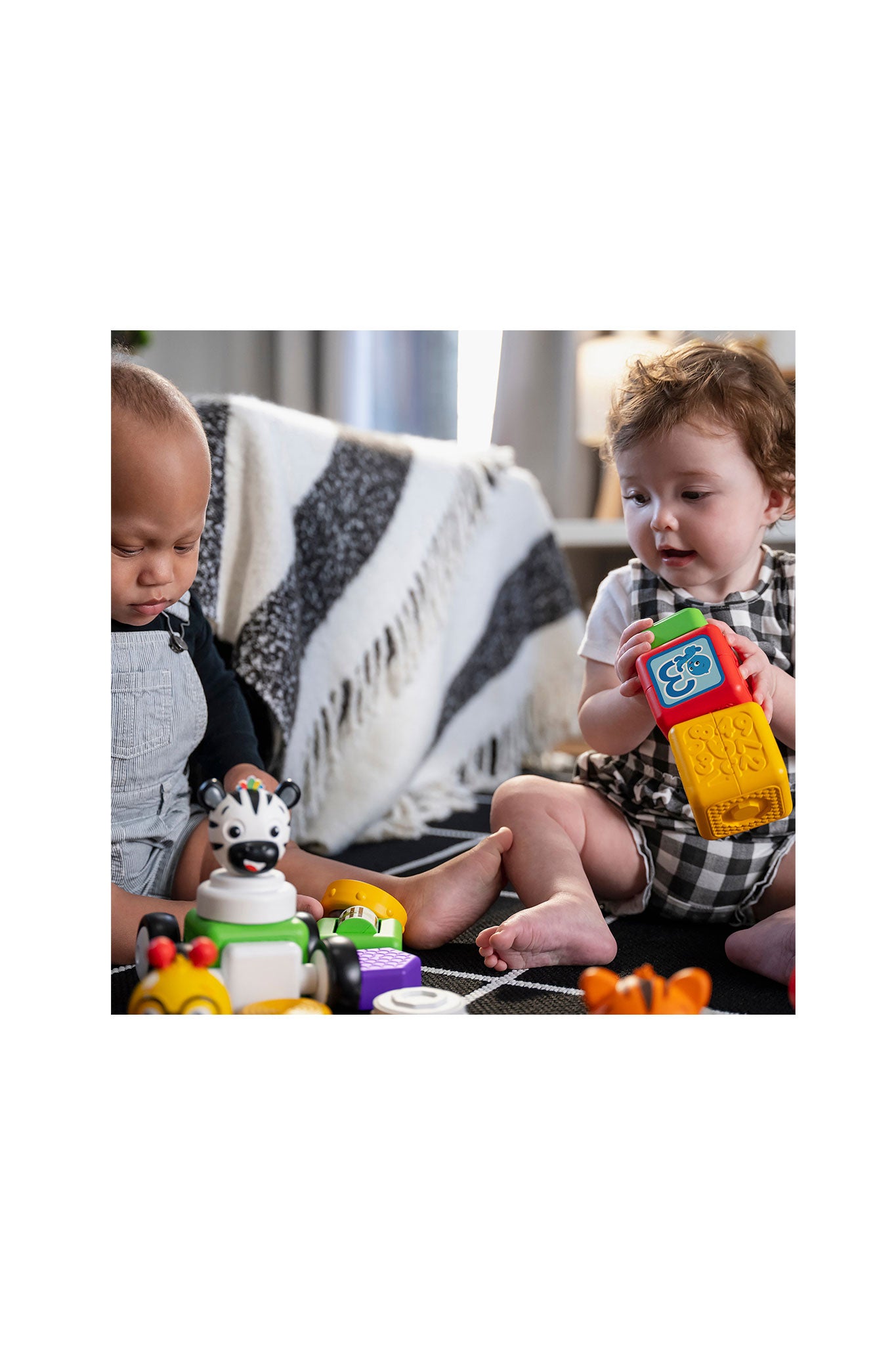 baby einstein connectables 2 piece click & create magnetic activity blocks