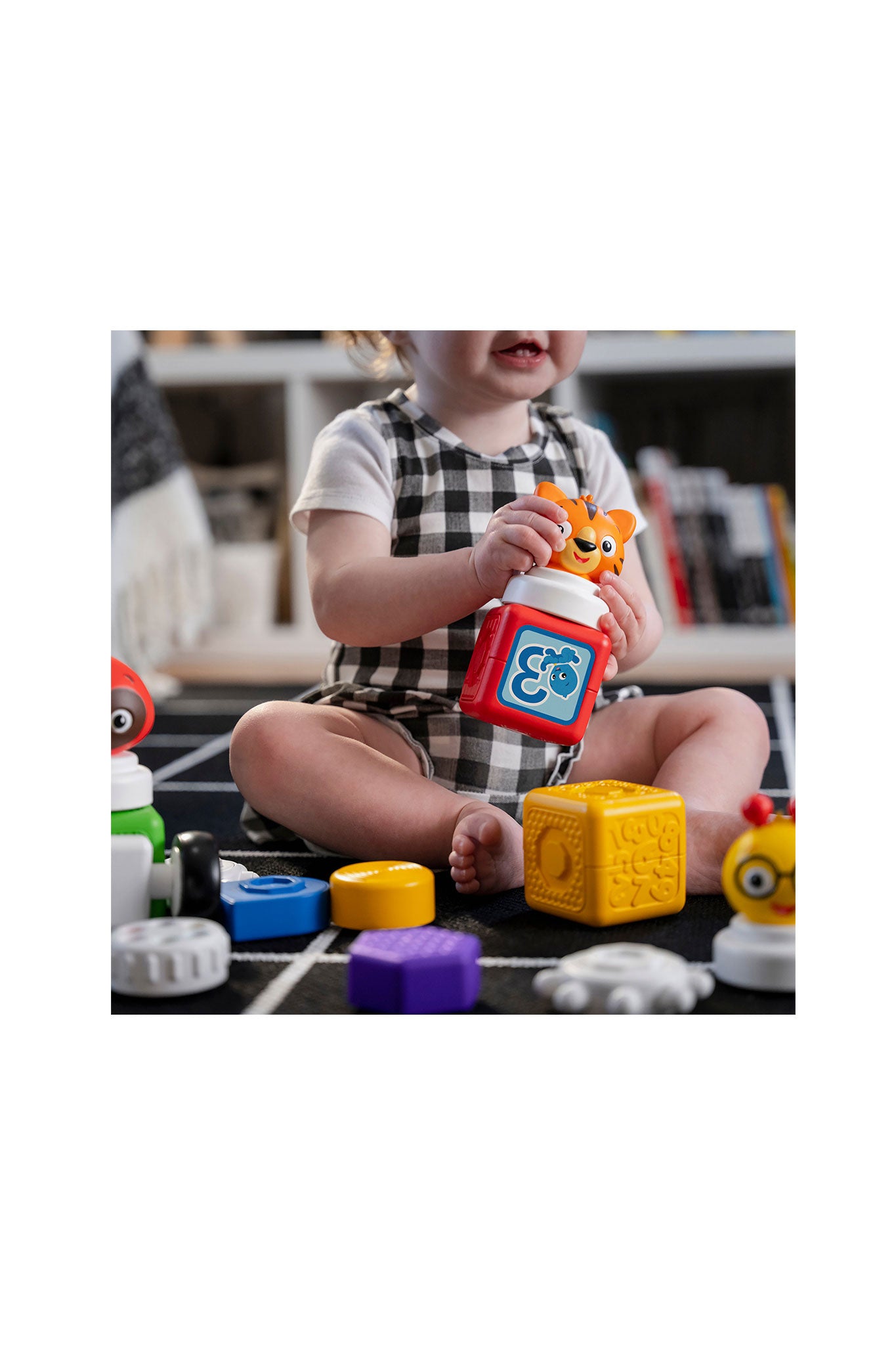baby einstein connectables 2 piece click & create magnetic activity blocks