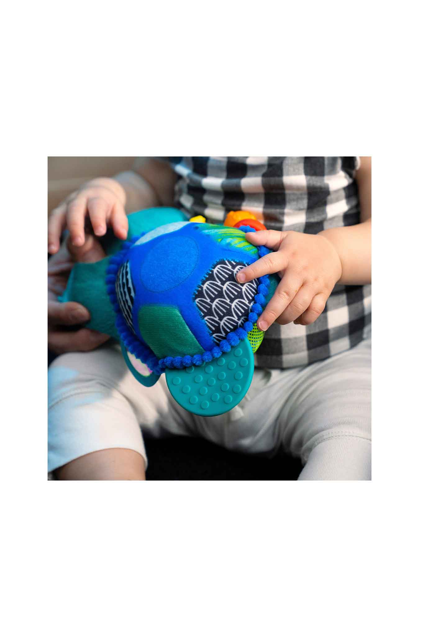 baby einstein ocean explorers neptunes sensory sidekick activity plush toy