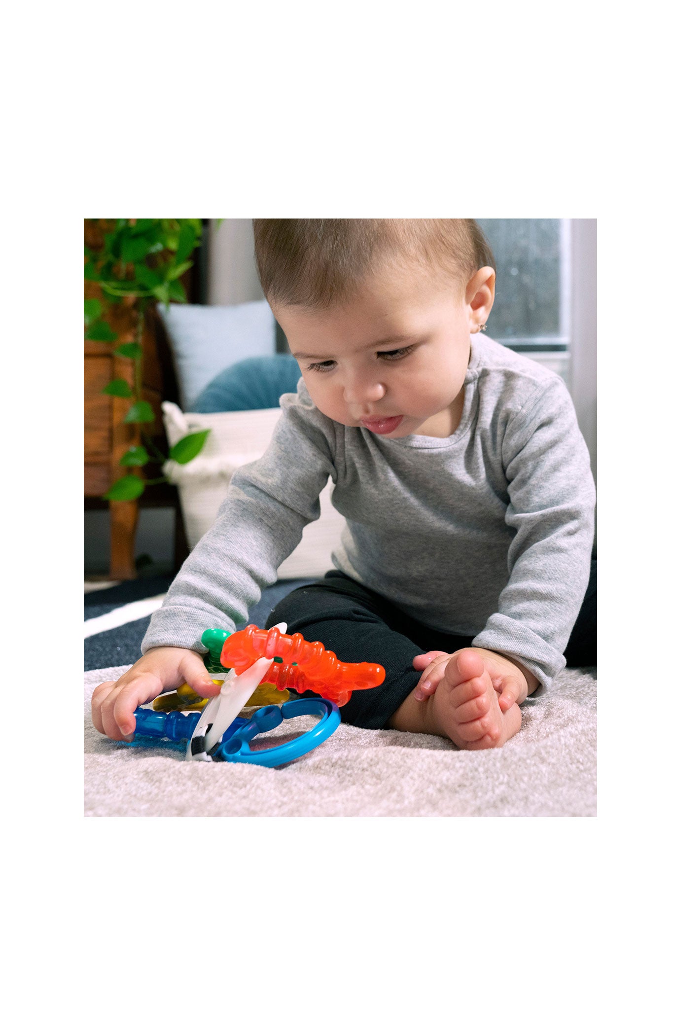 baby einstein ocean explorers sea of sensory teether toy bpa free
