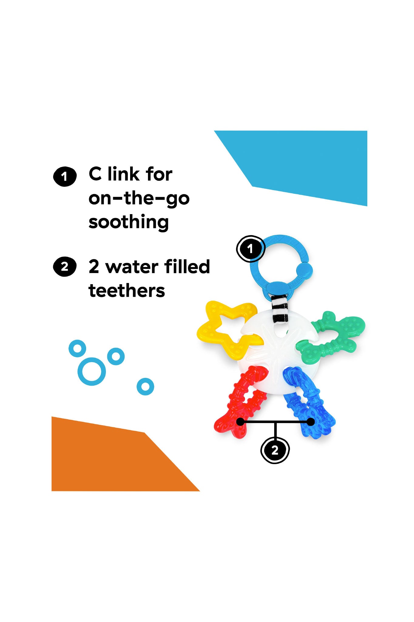 baby einstein ocean explorers sea of sensory teether toy bpa free