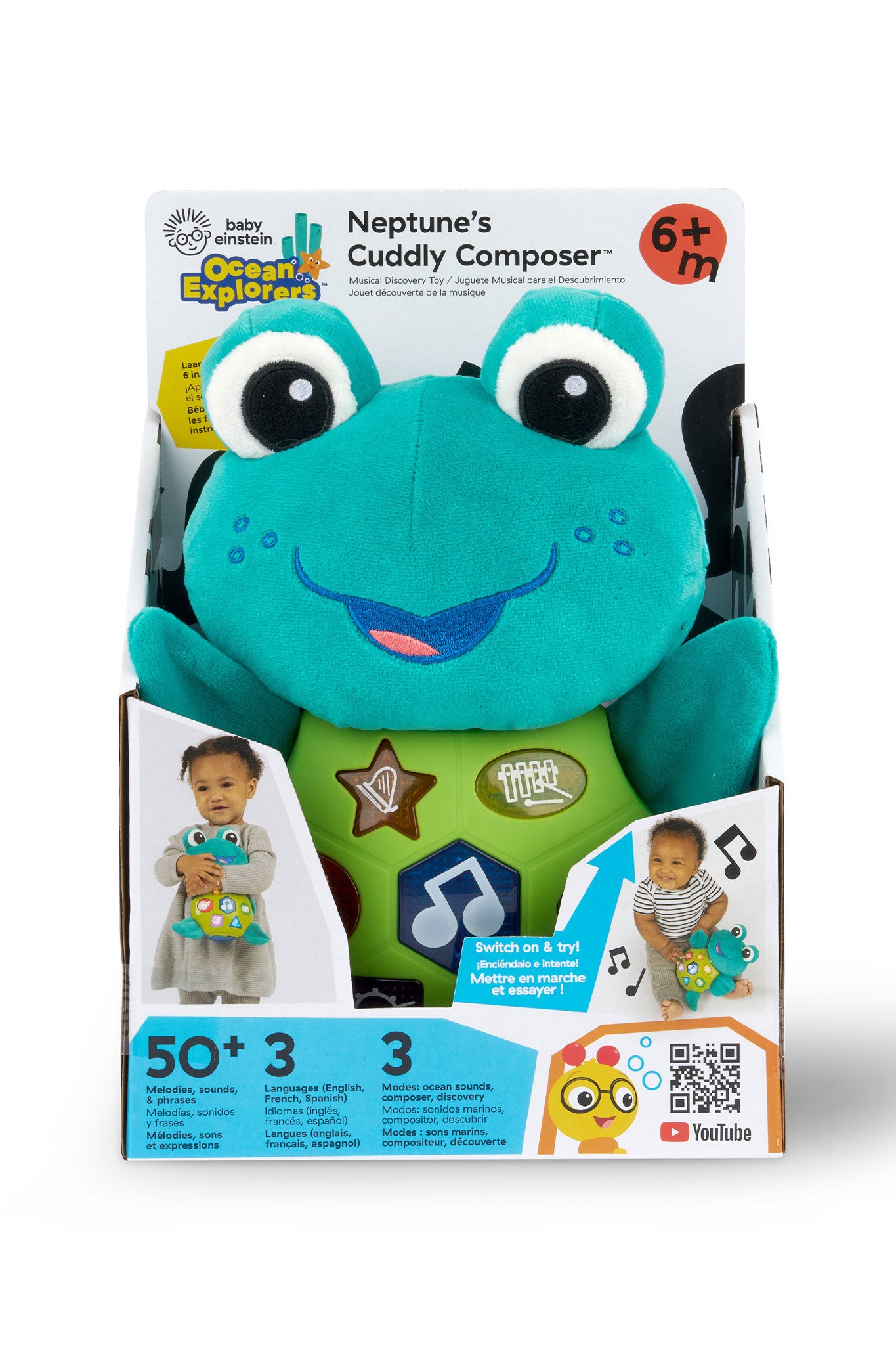 baby einstein ocean explorers neptunes cuddly composer musical discovery toy