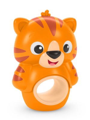 baby einstein teethe & wobble tiger bpa free teether toy
