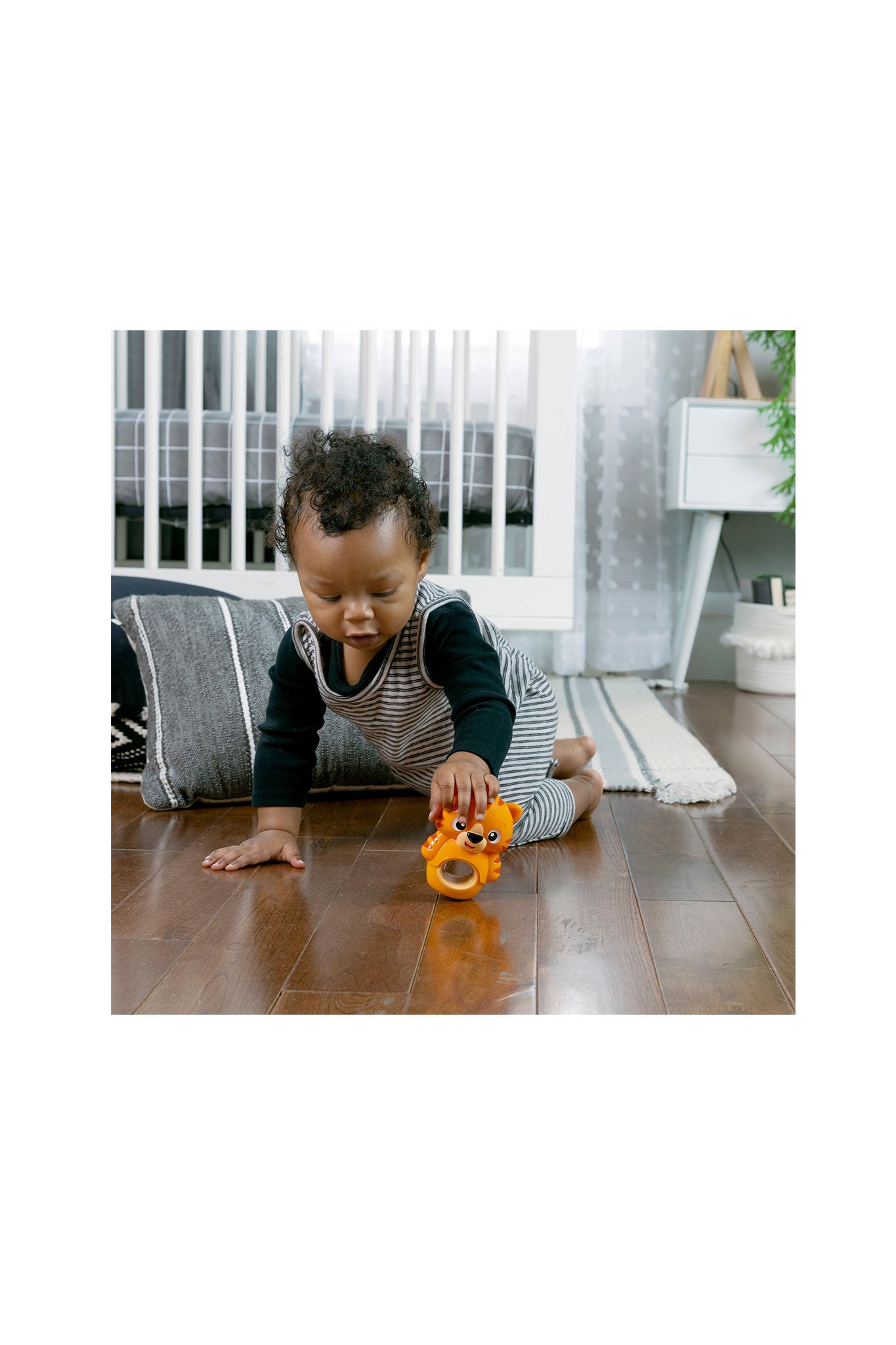baby einstein teethe & wobble tiger bpa free teether toy