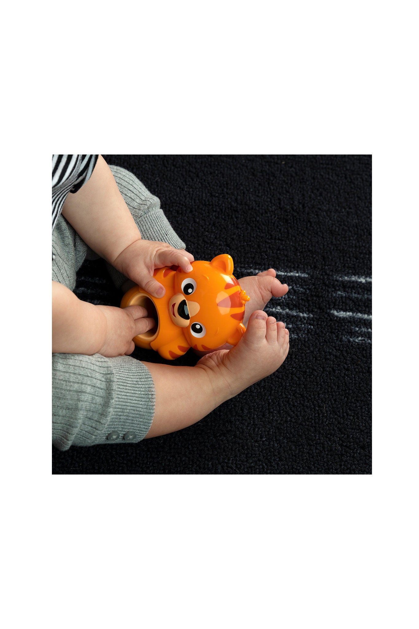 baby einstein teethe & wobble tiger bpa free teether toy