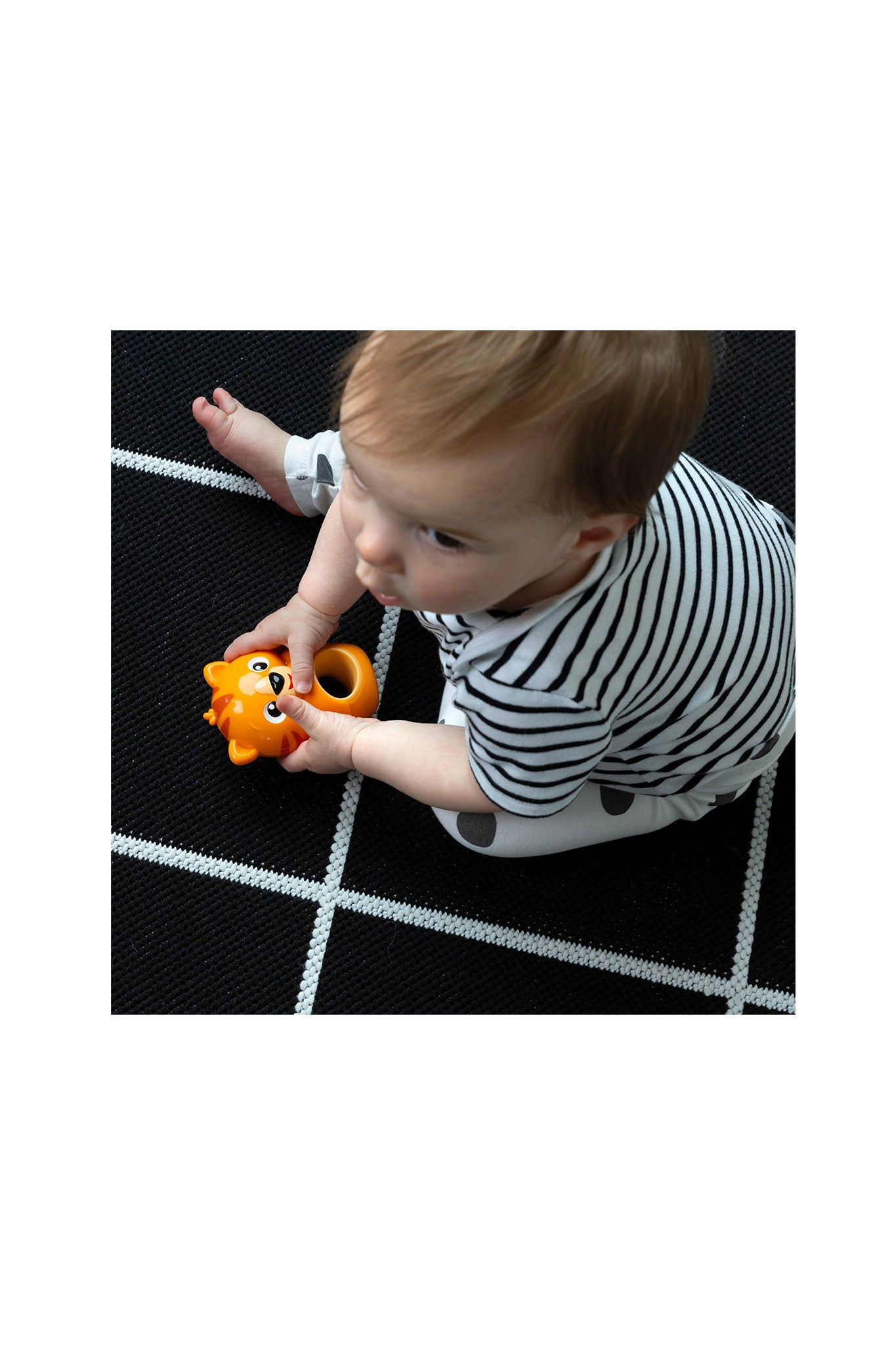 baby einstein teethe & wobble tiger bpa free teether toy