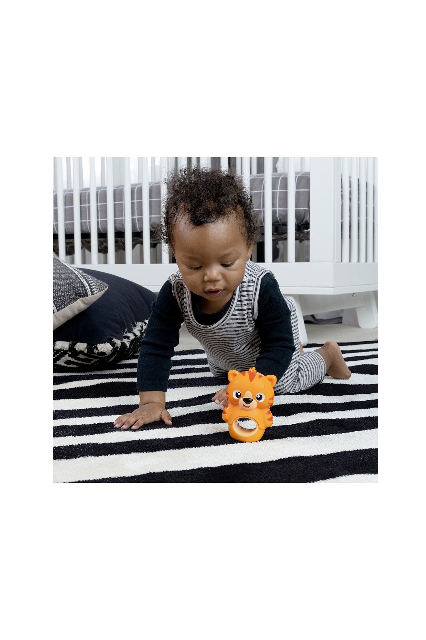 baby einstein teethe & wobble tiger bpa free teether toy