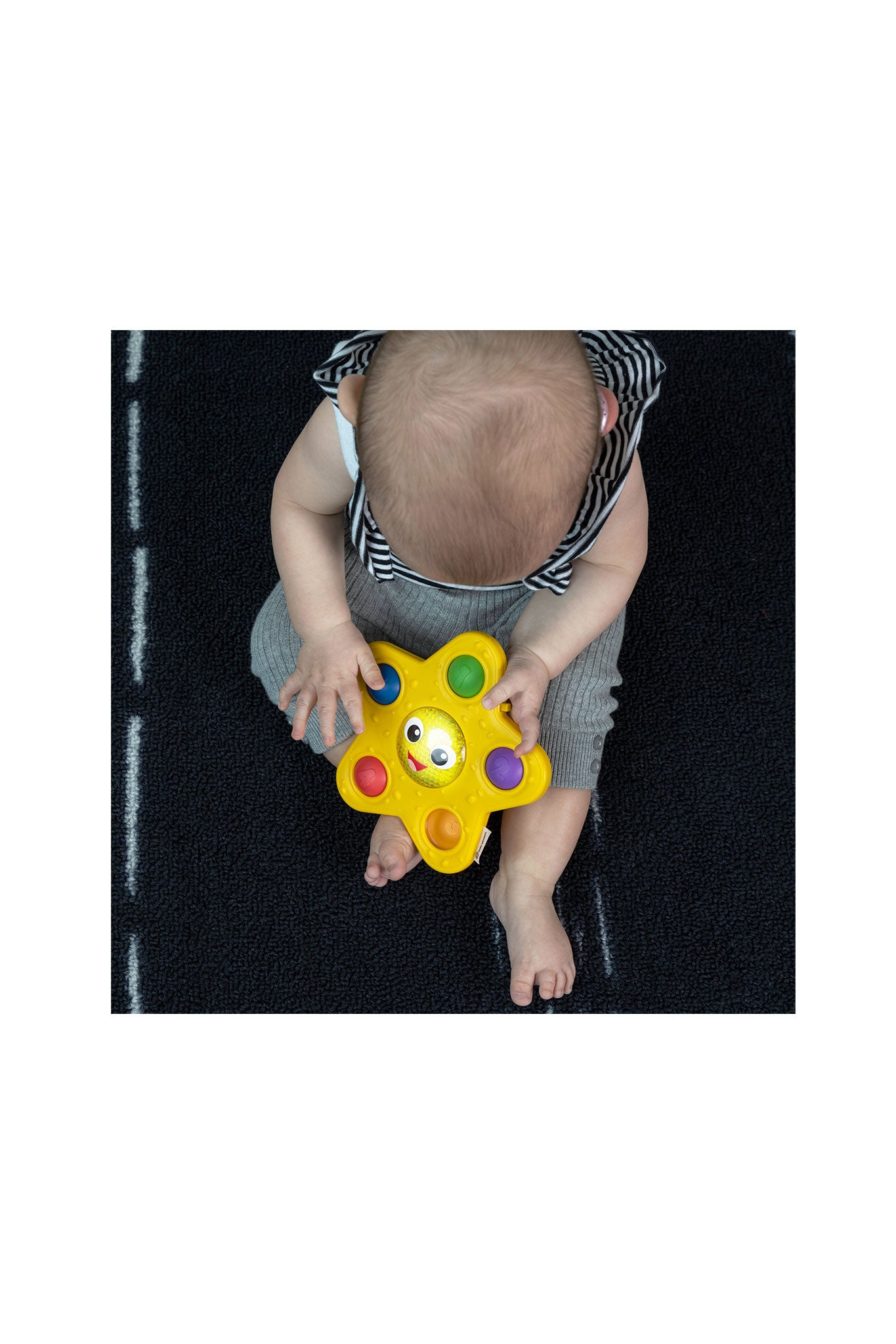 baby einstein ocean explorers pop & glow starfish light up sensory activity toy