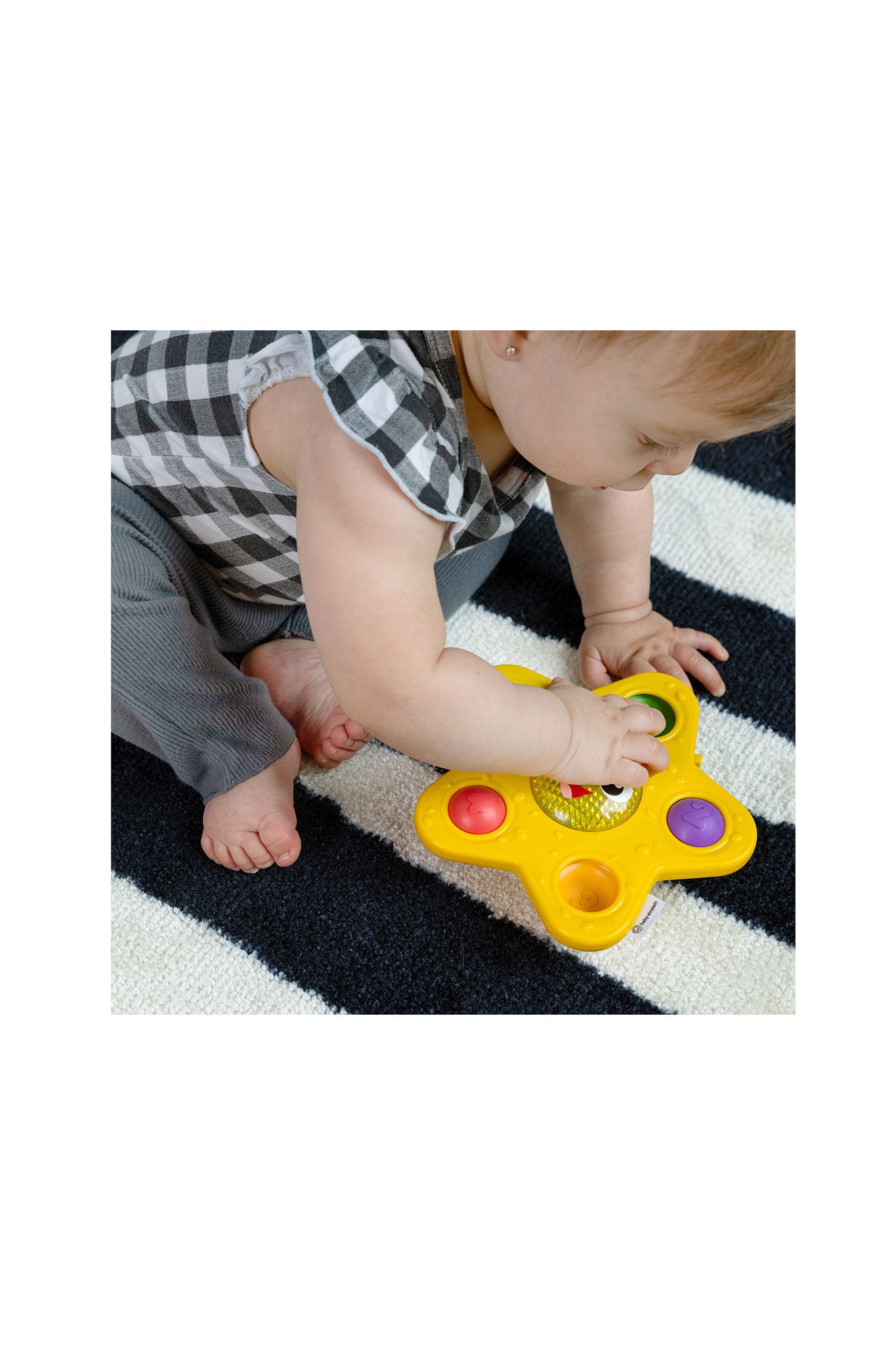 baby einstein ocean explorers pop & glow starfish light up sensory activity toy