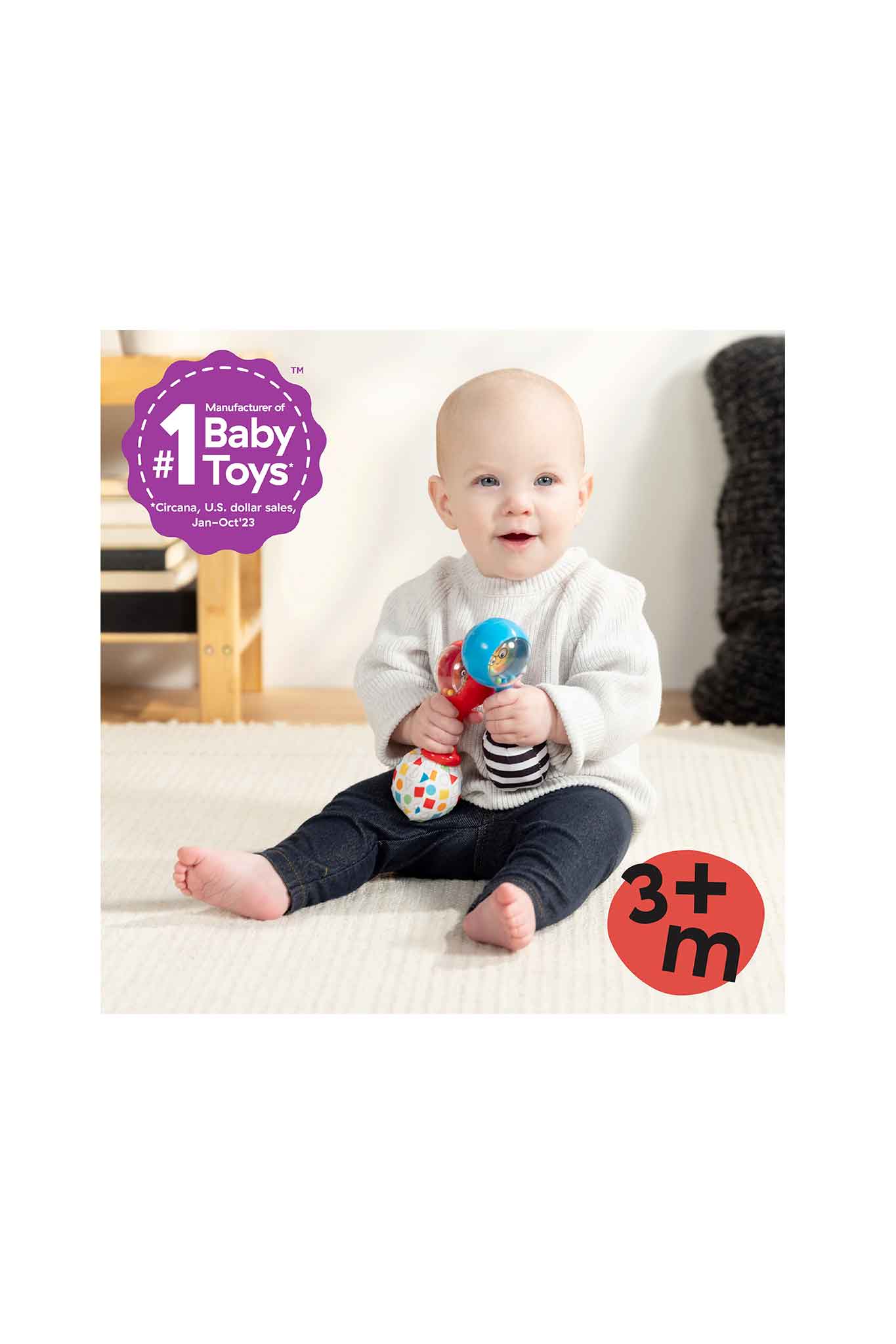 baby einstein shake & groov toy maracas