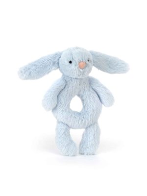 jellycat bashful blue bunny ring rattle