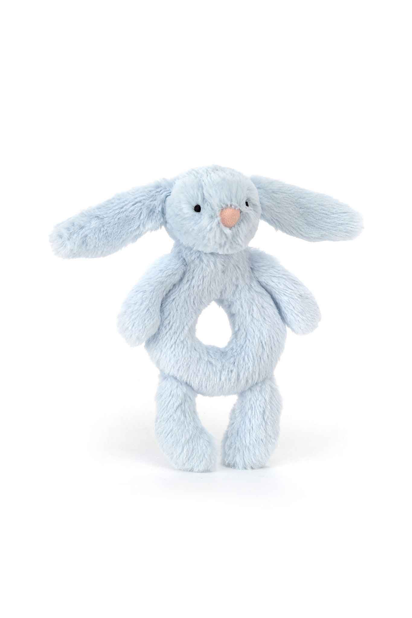 jellycat bashful blue bunny ring rattle