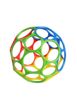 bright starts oball easy grasp classic ball bpa free infant toy in red/blue/green/yellow